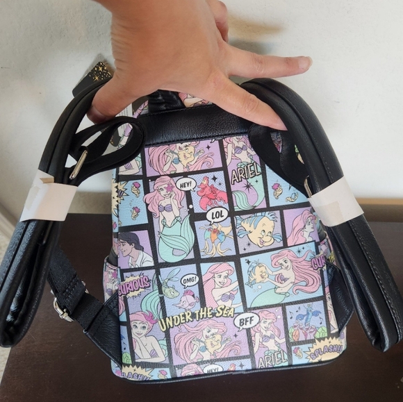 Loungefly The little Mermaid AOP Mini Backpack - Picture 8 of 9